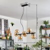 Gastor hanging light, globe light, pendant light Amber, 8-light sources