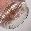 Ripoll ceiling light, globe light clear, coppery, 1-light source