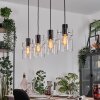 Hasvik hanging light, pendant light clear, 4-light sources