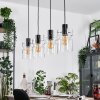 Hasvik hanging light, pendant light clear, 4-light sources