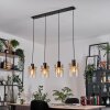 Hasvik hanging light, pendant light Amber, clear, 4-light sources