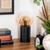 Gastor globe light, desk lamp, table lamp Amber, clear, 1-light source