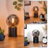 Gastor globe light, desk lamp, table lamp Smoke-coloured, 1-light source