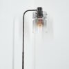 Hasvik floor lamp chrome, black, 1-light source