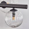 Chehalis hanging light, globe light, pendant light clear, 8-light sources