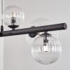 Chehalis hanging light, globe light, pendant light clear, 8-light sources