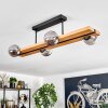 Chehalis ceiling light, globe light Ecru, black, 4-light sources