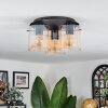 Vireda ceiling light black, 3-light sources