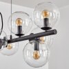 Gastor hanging light, globe light, pendant light clear, 10-light sources