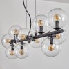 Gastor hanging light, globe light, pendant light clear, 10-light sources