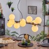 Gastor hanging light, globe light, pendant light white, 10-light sources