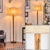 Sabadim floor lamp Ecru, black, 1-light source