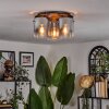 Vireda ceiling light anthracite, 3-light sources