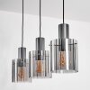 Vireda hanging light, pendant light anthracite, 3-light sources