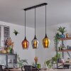 Lutarp hanging light, pendant light black, 3-light sources