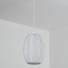 Adara hanging light, pendant light white, 1-light source