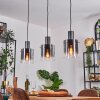 Vireda hanging light, pendant light anthracite, 3-light sources