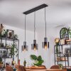 Vireda hanging light, pendant light anthracite, 3-light sources