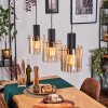 Vireda hanging light, pendant light anthracite, 3-light sources