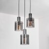 Vireda hanging light, pendant light anthracite, 3-light sources