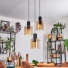 Vireda hanging light, pendant light anthracite, 3-light sources