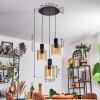 Vireda hanging light, pendant light anthracite, 3-light sources