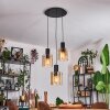 Vireda hanging light, pendant light anthracite, 3-light sources