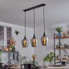 Lutarp hanging light, pendant light black, 3-light sources