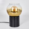 Koyoto globe light, desk lamp, table lamp gold, clear, 1-light source