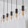 Hasvik hanging light, pendant light black, 5-light sources