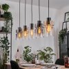 Hasvik hanging light, pendant light black, 5-light sources