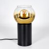 Koyoto globe light, desk lamp, table lamp gold, clear, 1-light source