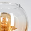 Koyoto globe light, desk lamp, table lamp Amber, clear, 1-light source