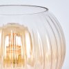 Koyoto globe light, desk lamp, table lamp Amber, clear, 1-light source