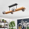 Chehalis ceiling light, globe light Ecru, black, 4-light sources