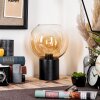 Koyoto globe light, desk lamp, table lamp 20 cm Amber, clear, 1-light source