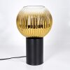 Koyoto globe light, desk lamp, table lamp gold, clear, 1-light source