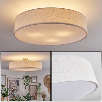 Foggia ceiling light matt nickel, 3-light sources