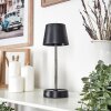 Amien Outdoor table lamp, table lamp LED black, silver, 1-light source