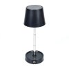 Amien Outdoor table lamp, table lamp LED black, silver, 1-light source