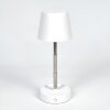 Amien Outdoor table lamp, table lamp LED silver, white, 1-light source