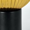 Koyoto globe light, desk lamp, table lamp gold, clear, 1-light source