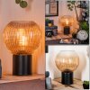 Koyoto globe light, desk lamp, table lamp Amber, clear, 1-light source