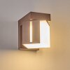 Swanek outdoor wall light, wall light LED rust-coloured, 1-light source