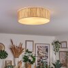 Antillo ceiling light matt nickel, 3-light sources