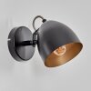 Bjedstrup ceiling spotlight, wall light, Wall spotlight black, 1-light source