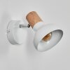 Alyra ceiling spotlight, wall light, wall spotlight white, 1-light source