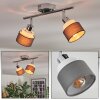 Ailer ceiling light, ceiling spotlight chrome, 2-light sources