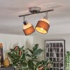 Ailer ceiling light, ceiling spotlight chrome, 2-light sources