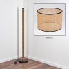 Ramila floor lamp Ecru, black, 1-light source